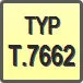 Piktogram - Typ: T.7662